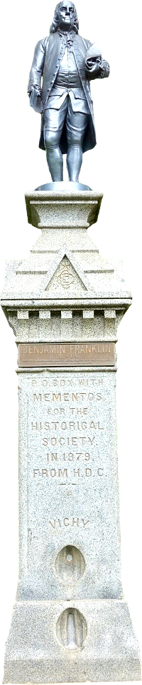 Benjamin franklin memorial washington square san francisco ca dsc04845