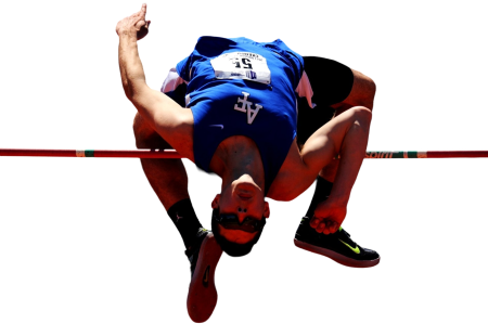 Athletics jumping sports high jump