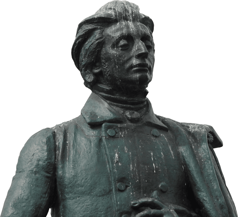 The statue