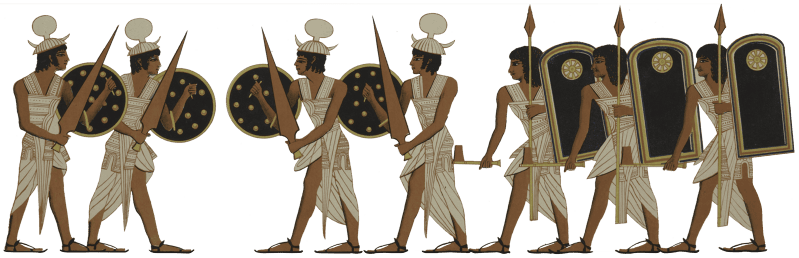 Ancient egyptian soldiers