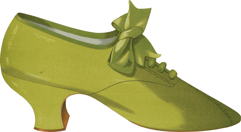 Velvet shoe; shoe with silk embroidery in chain stitch and French knots; shoe of watered silk with pink satin on the inside and a single button strap 2