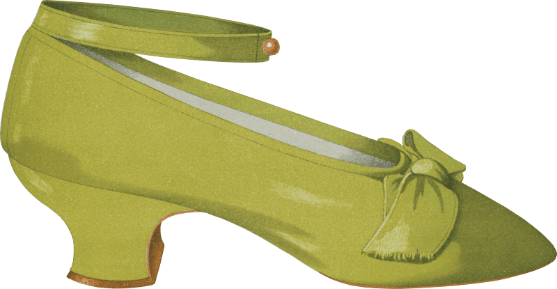 Velvet shoe; shoe with silk embroidery in chain stitch and French knots; shoe of watered silk with pink satin on the inside and a single button strap 3