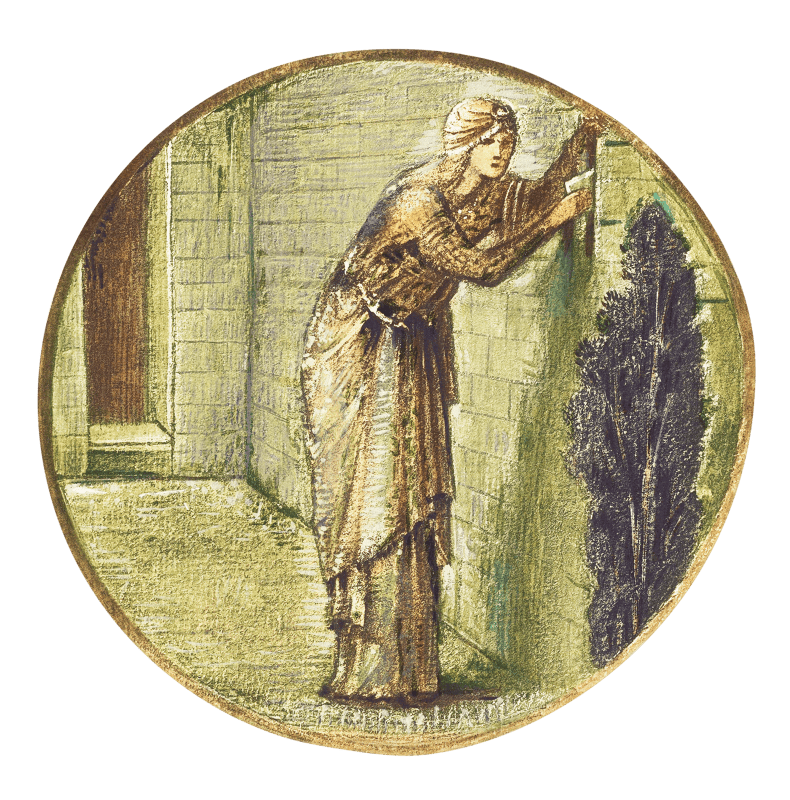 Wall Tryst from The Flower Book (1905) by Sir Edward Burne–Jones.