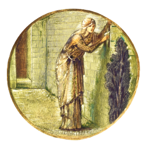 Wall Tryst from The Flower Book (1905) by Sir Edward Burne–Jones.