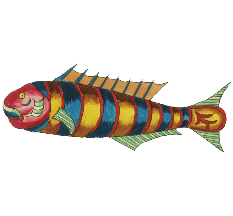 Colourful and surreal illustrations of fishes found in Moluccas (Indonesia) and the East Indies by Louis Renard (1678 -1746) from Histoire naturelle des plus rares curiositez de la mer des Indes (1754).