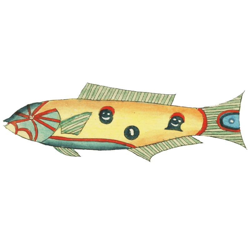 Colourful and surreal illustrations of fishes found in Moluccas (Indonesia) and the East Indies by Louis Renard (1678 -1746) from Histoire naturelle des plus rares curiositez de la mer des Indes (1754).