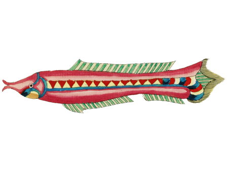 Colourful and surreal illustrations of fishes found in Moluccas (Indonesia) and the East Indies by Louis Renard (1678 -1746) from Histoire naturelle des plus rares curiositez de la mer des Indes (1754).