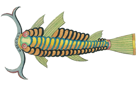 Colourful and surreal illustrations of fishes and other marine life found in Moluccas (Indonesia) and the East Indies by Louis Renard (1678 -1746) from Histoire naturelle des plus rares curiositez de la mer des Indes (1754).