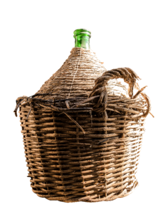 Basket bottle antique middle ages