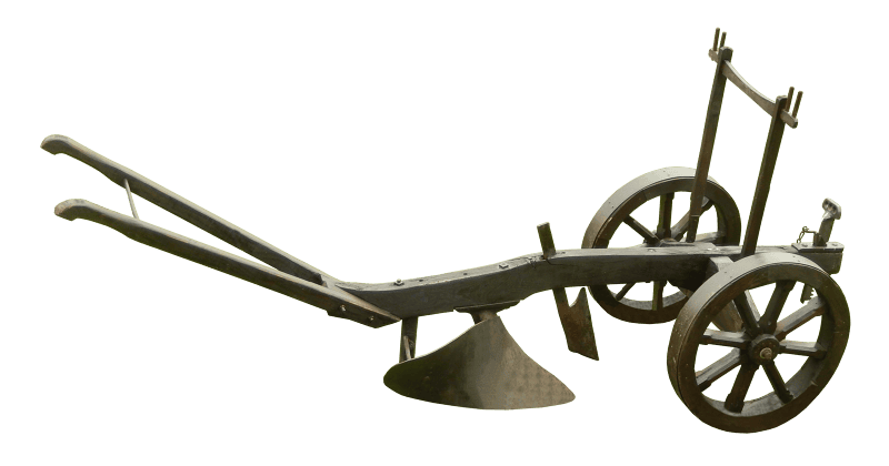 Agriculture plowed cultivation