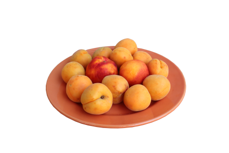 Fruit food peaches