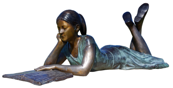Sculpture bronze figure