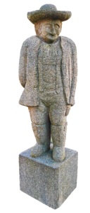 Stone statue figure rock carving