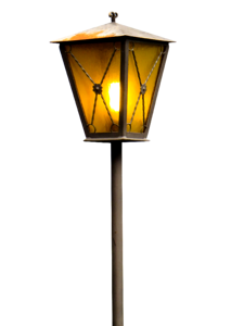 Lighting street lamp night