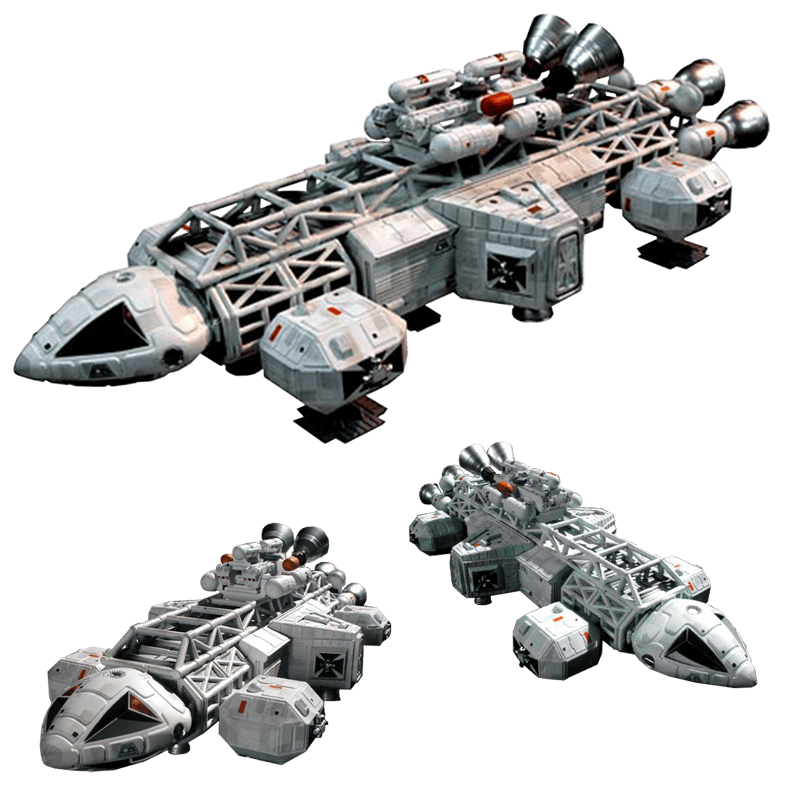 Science fiction spaceship space travel