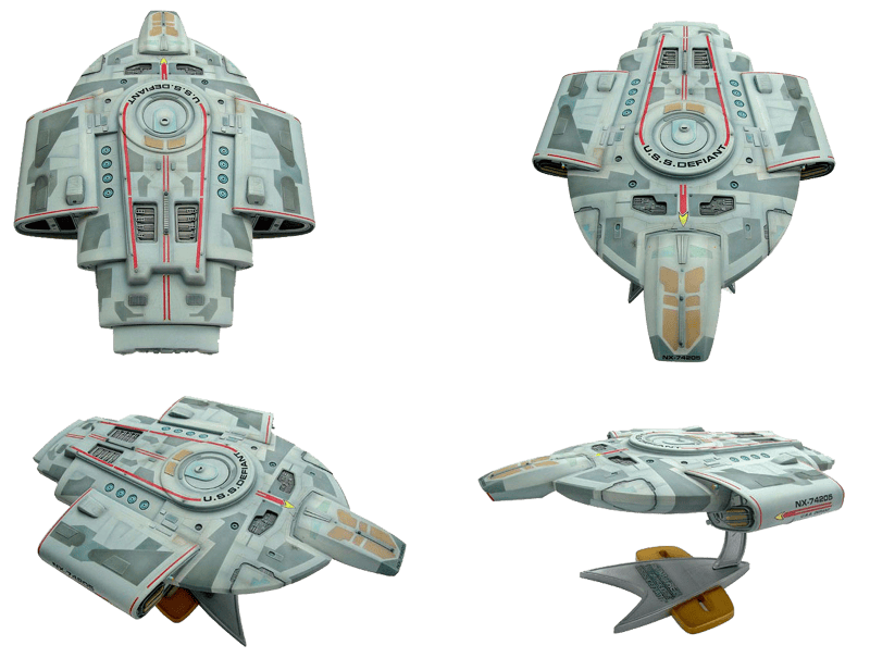 Isolated science fiction spaceship