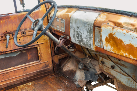 Rusted rust oldtimer