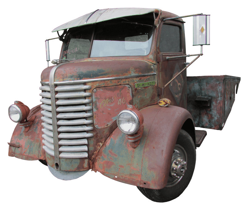 Oldtimer scrap rusted