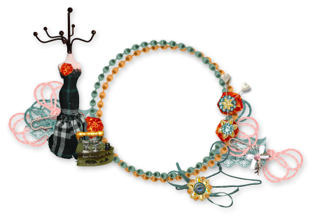 Digital frame handmade needles