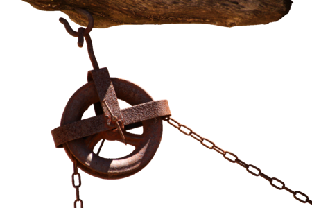 Chain hook rust