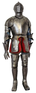 Middle ages metal knight