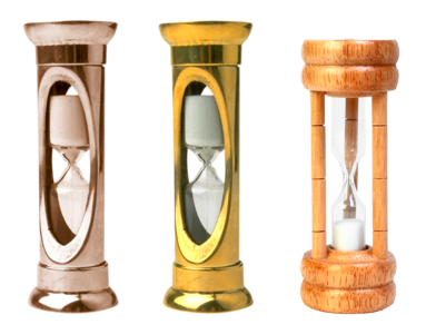 Clock flask glass