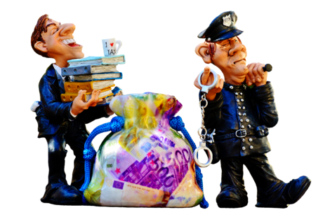 Handcuffs scam tax consultant