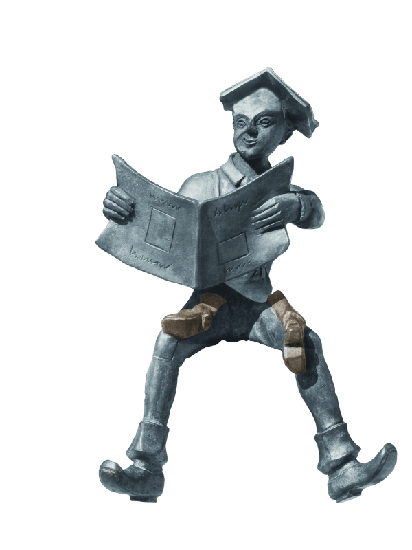 Isolated figure funny