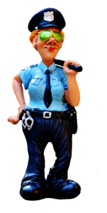 Uniform policewoman ordnungshüter