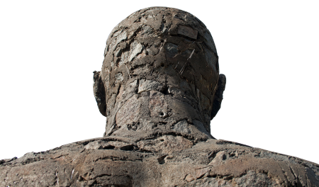 Stone move statue