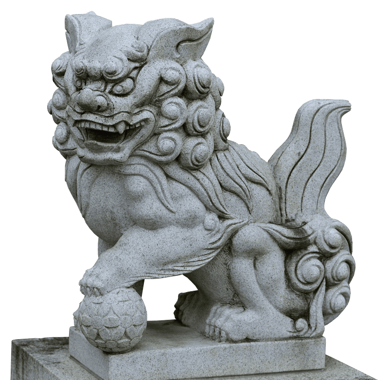 Lion sculpture stone sculpture