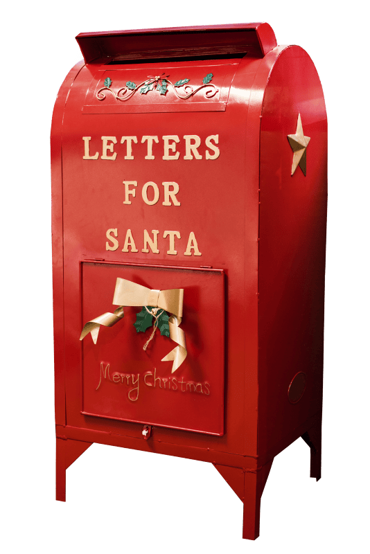 Mailbox letter red