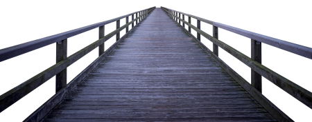 Web boardwalk railing
