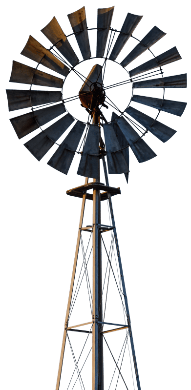Metal wind power turn