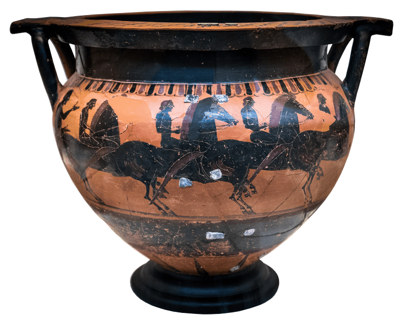Shard old clay pot