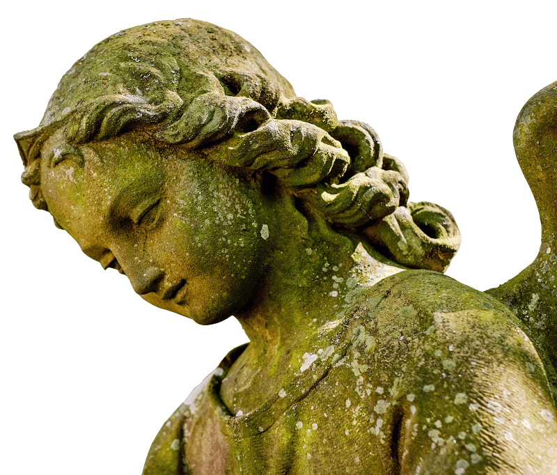 Figure sculpture tombstone