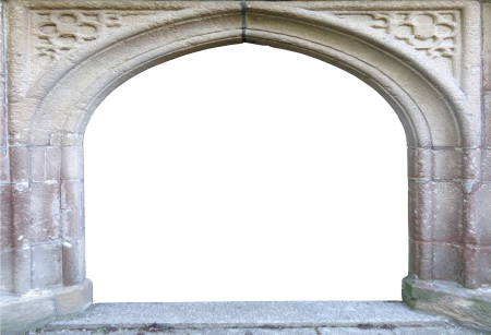 Old wall pointed
