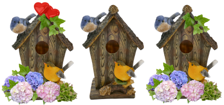 Nesting box hatching hydrangeas
