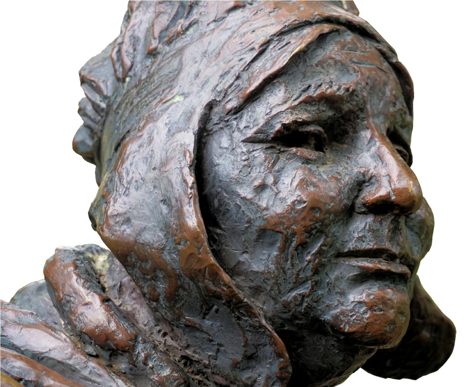 Face sculpture statue