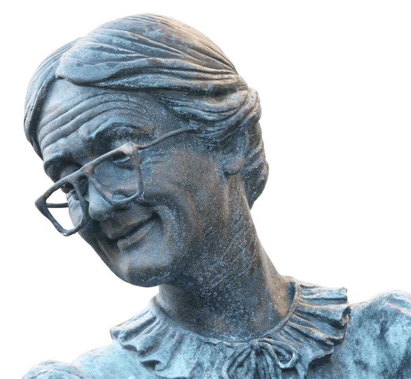 Sculpture senior face