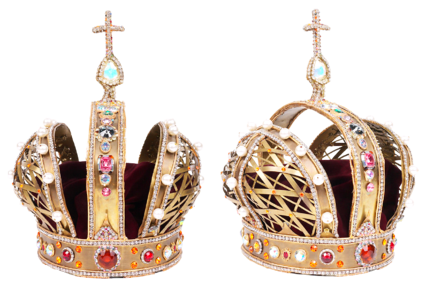 Golden crown symbol