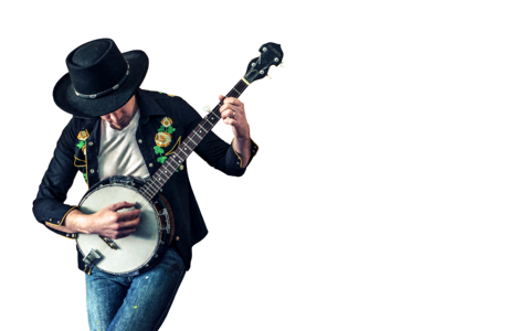 Man banjo artist