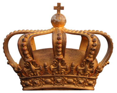 Luxury crown golden