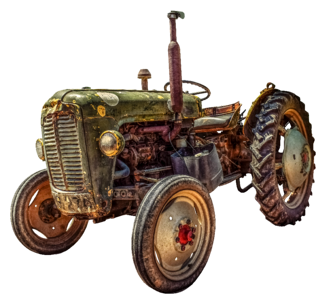 Oldtimer commercial vehicle tractors