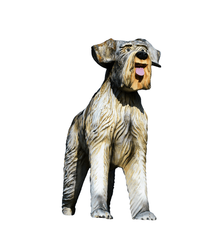 Schnauzer sculpture art