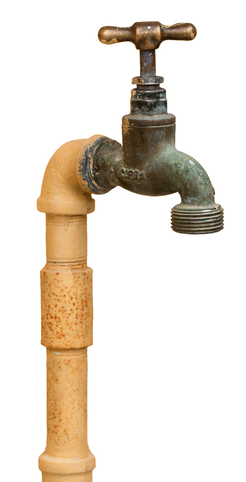 Brass brass faucet old