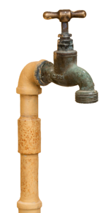 Brass brass faucet old
