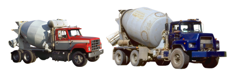 Wheels concrete delivery