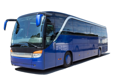 Modern bus autocar tourism