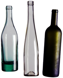 Benefit from alcohol wine bottle
